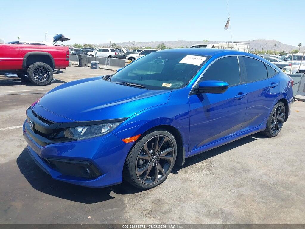 2HGFC2F8XLH596231 2020 HONDA CIVIC photo no. 2