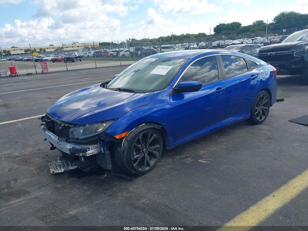 19XFC2F80LE020772 2020 HONDA CIVIC photo no. 2