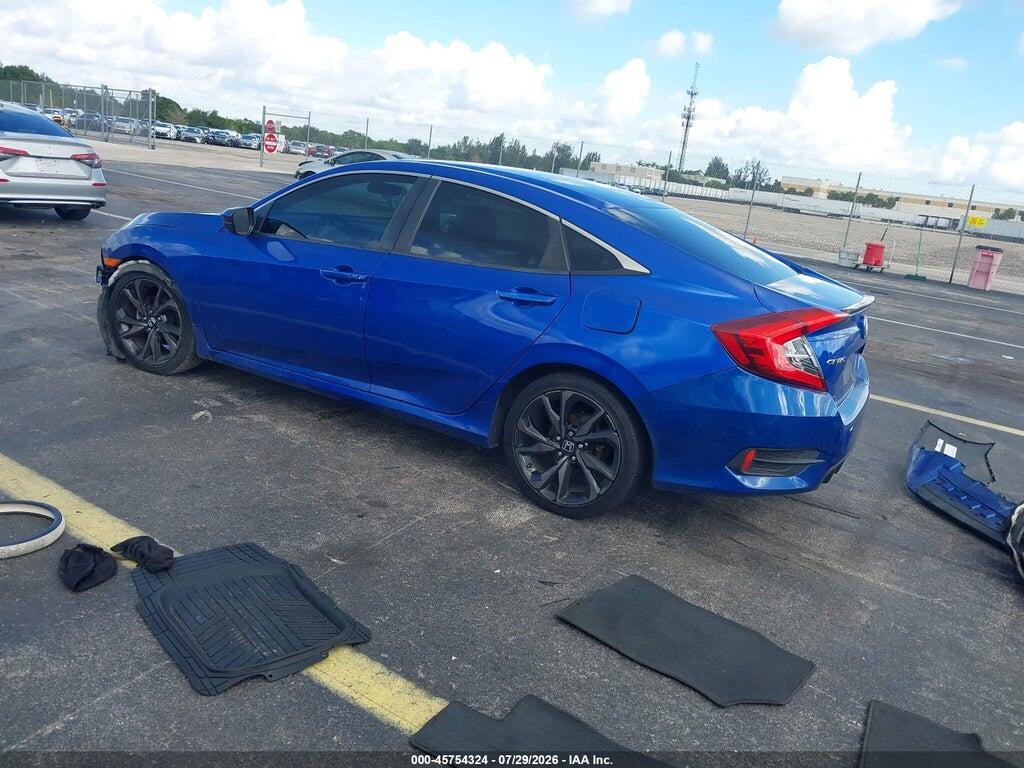 19XFC2F80LE020772 2020 HONDA CIVIC photo no. 3