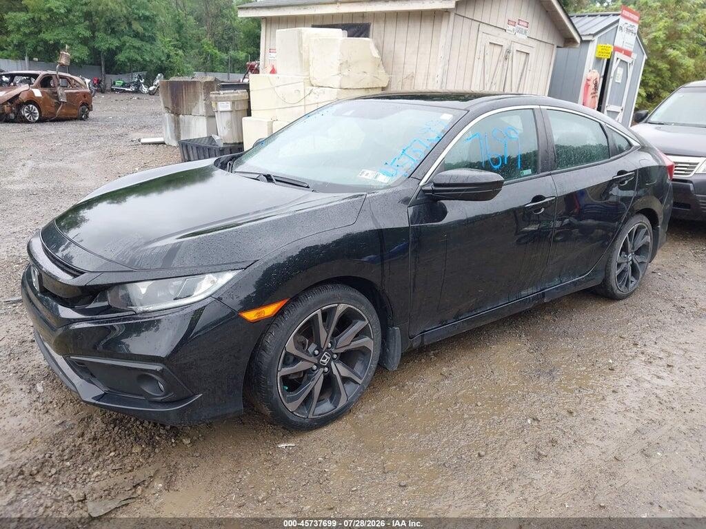 2HGFC2F89LH593028 2020 HONDA CIVIC photo no. 2