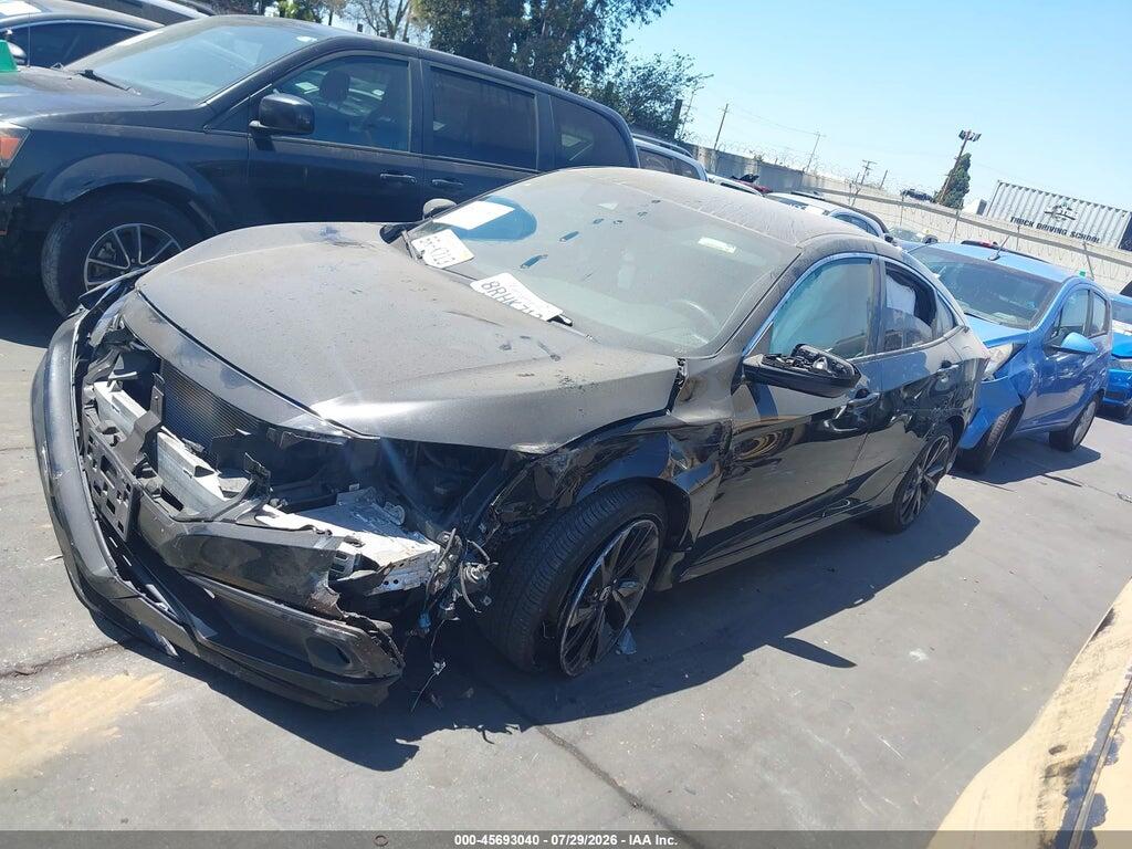 2HGFC2F89LH535081 2020 HONDA CIVIC photo no. 2