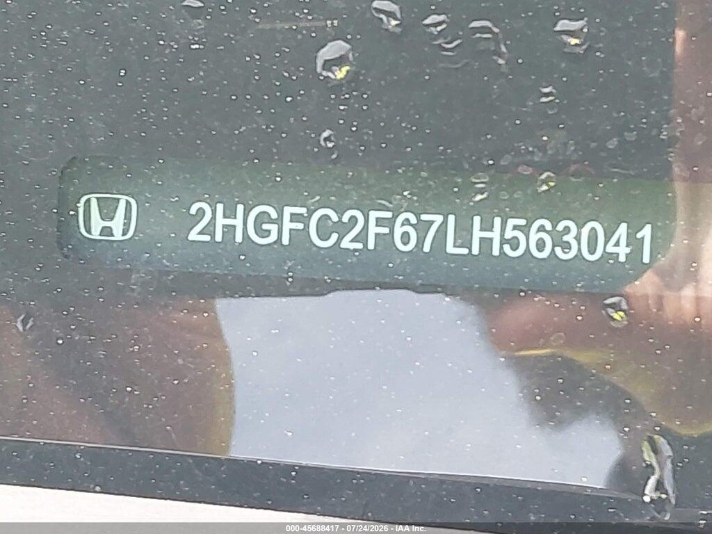 2HGFC2F67LH563041 2020 HONDA CIVIC photo no. 9