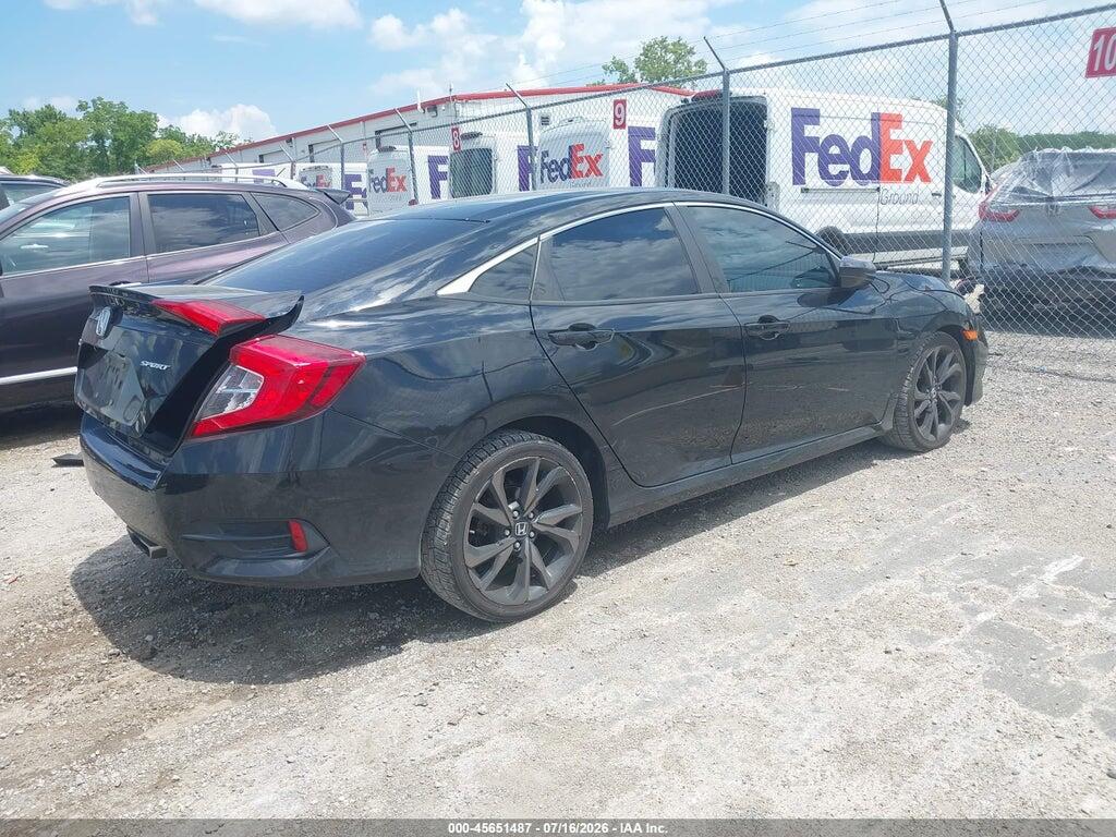 19XFC2F8XLE020651 2020 HONDA CIVIC photo no. 4