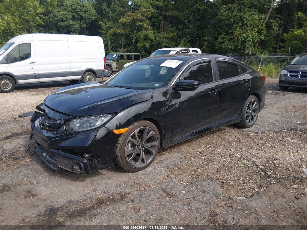 2HGFC2F87LH593724 2020 HONDA CIVIC photo no. 2