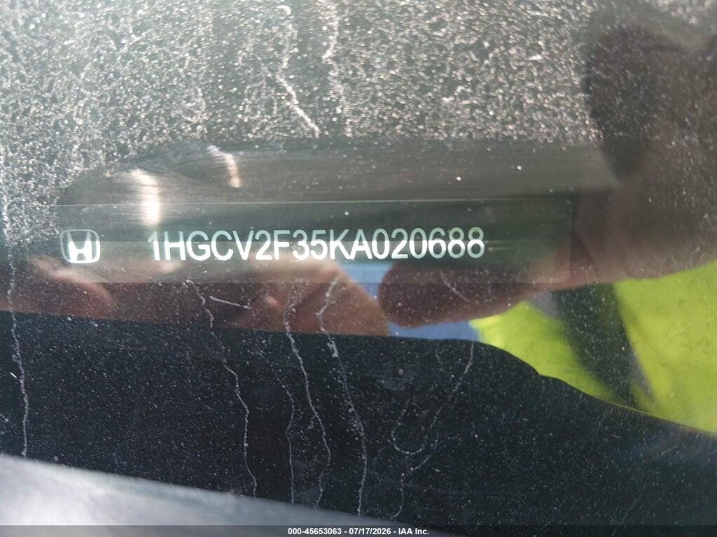 1HGCV2F35KA020688 2019 HONDA ACCORD photo no. 9