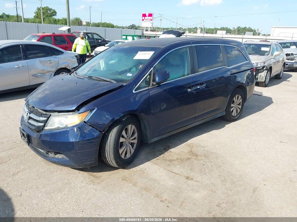 5FNRL5H43FB074221 2015 HONDA ODYSSEY photo no. 2
