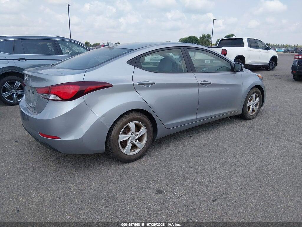 5NPDH4AE1FH579412 2015 HYUNDAI ELANTRA photo no. 4