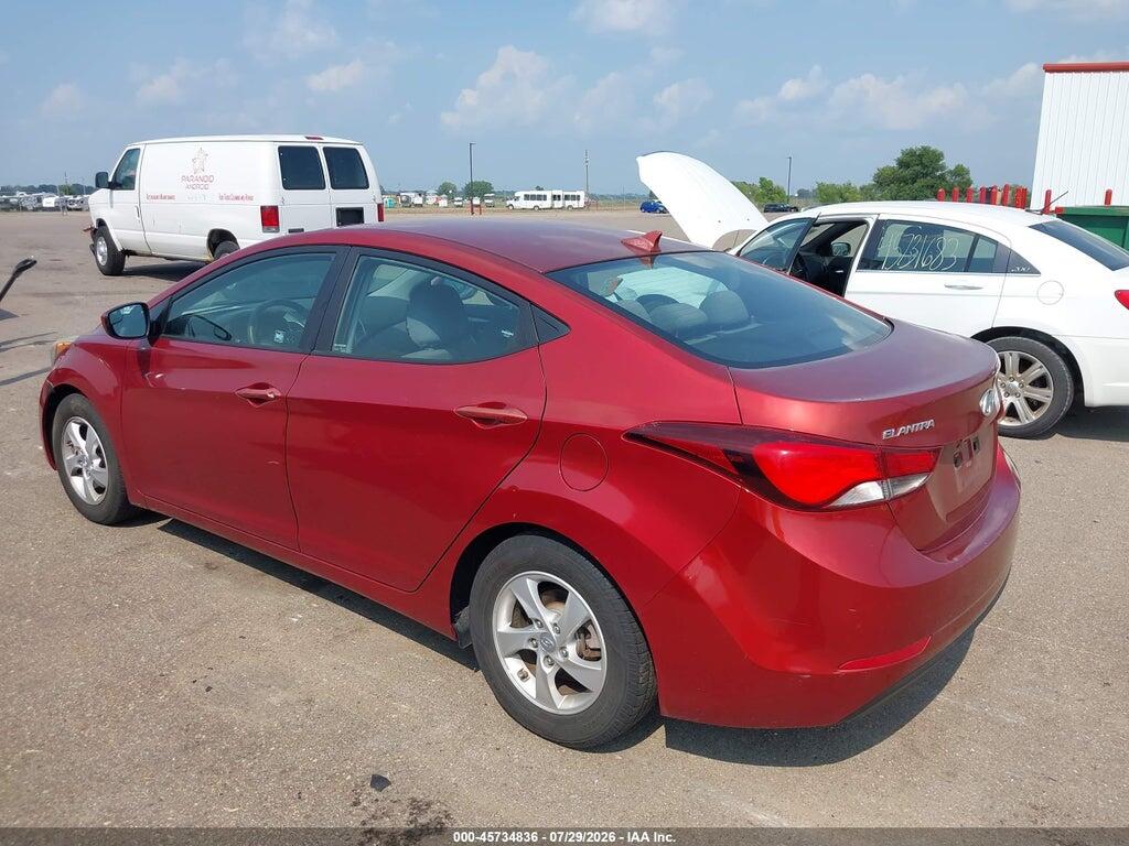 5NPDH4AE9FH621650 2015 HYUNDAI ELANTRA photo no. 3