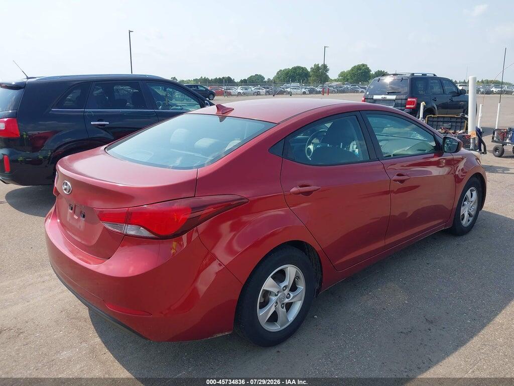 5NPDH4AE9FH621650 2015 HYUNDAI ELANTRA photo no. 4