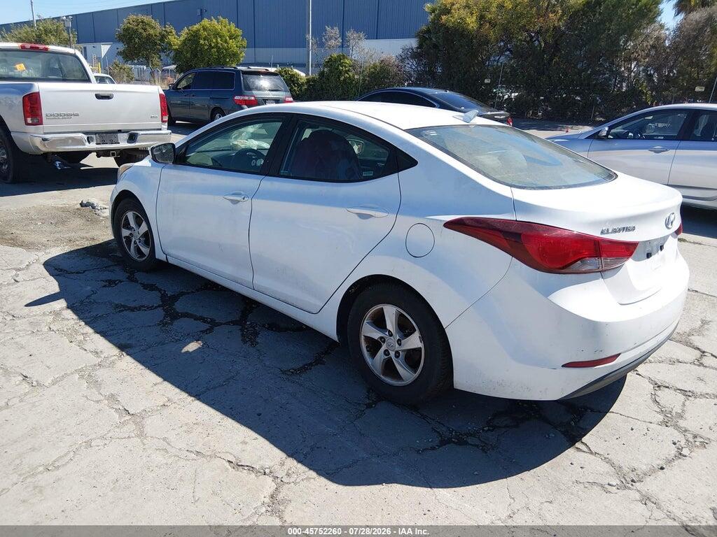 5NPDH4AE9FH549185 2015 HYUNDAI ELANTRA photo no. 3