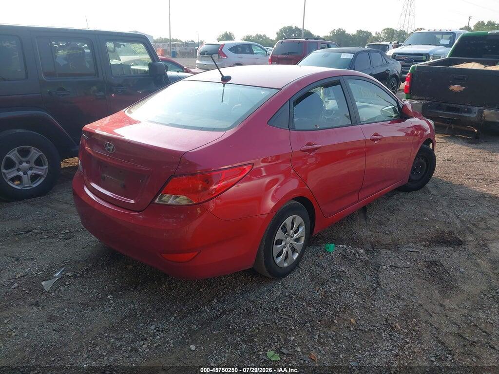KMHCT4AE7FU881637 2015 HYUNDAI ACCENT photo no. 4