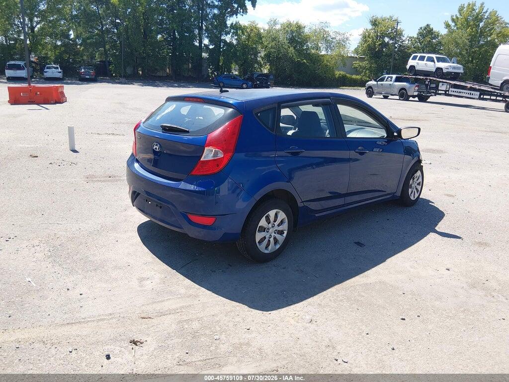 KMHCT5AE8FU210788 2015 HYUNDAI ACCENT photo no. 4