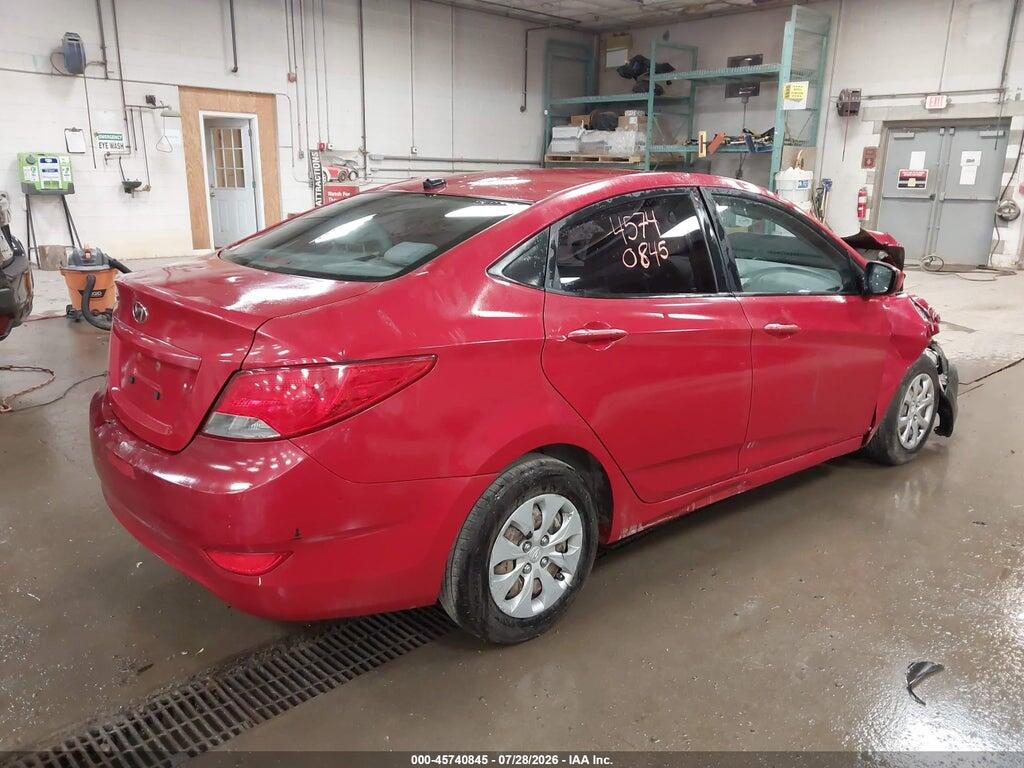KMHCT4AEXFU816796 2015 HYUNDAI ACCENT photo no. 4