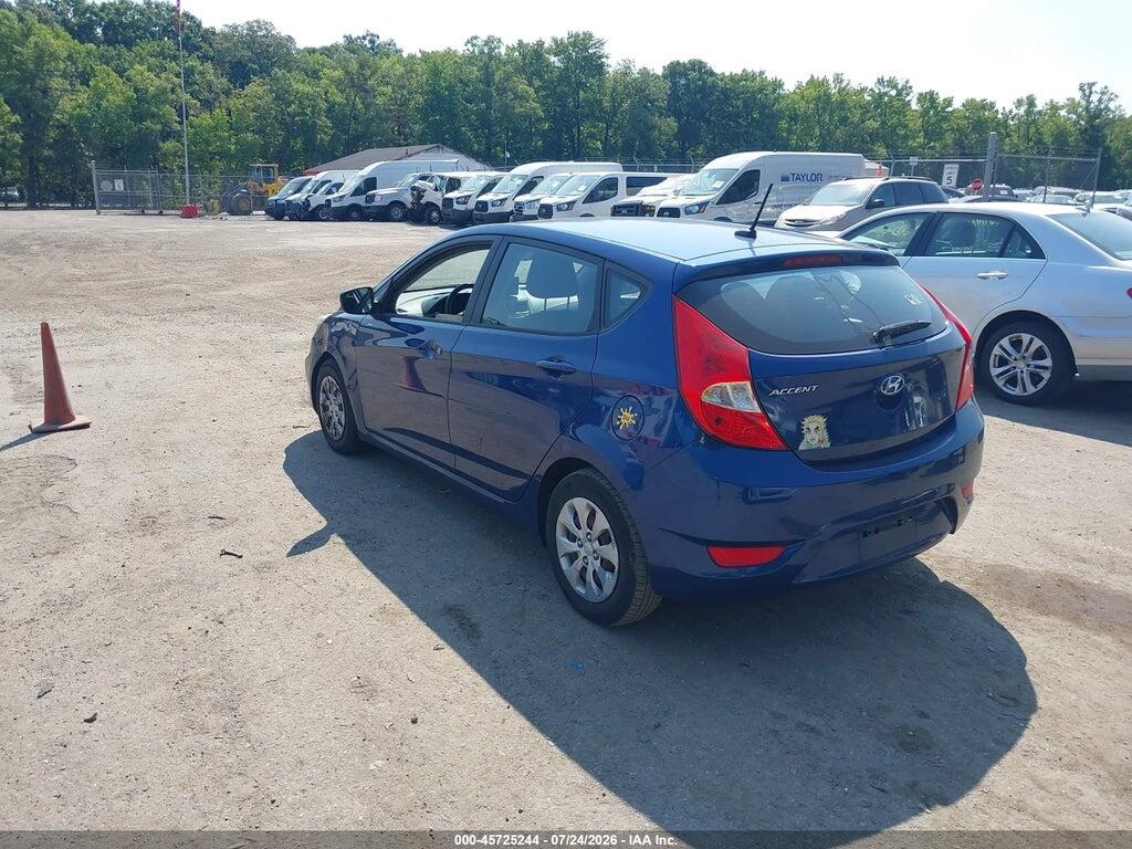 KMHCT5AEXFU207651 2015 HYUNDAI ACCENT photo no. 3