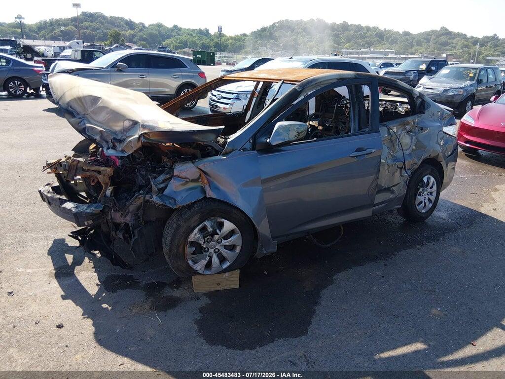 KMHCT4AE0FU900593 2015 HYUNDAI ACCENT photo no. 2
