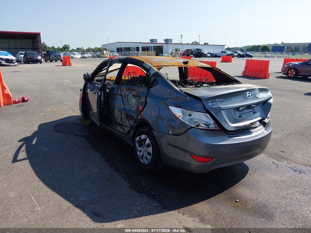 KMHCT4AE0FU900593 2015 HYUNDAI ACCENT photo no. 3