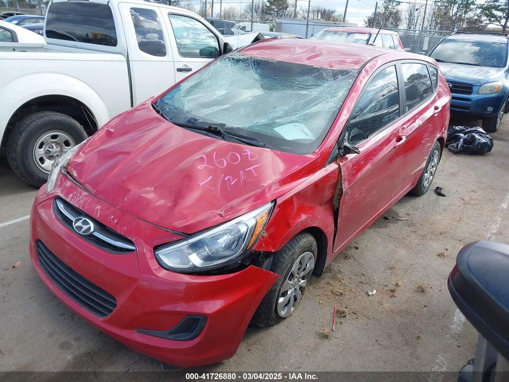 KMHCT5AE7FU222608 2015 HYUNDAI ACCENT photo no. 2