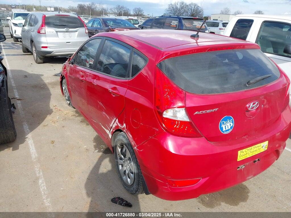 KMHCT5AE7FU222608 2015 HYUNDAI ACCENT photo no. 3