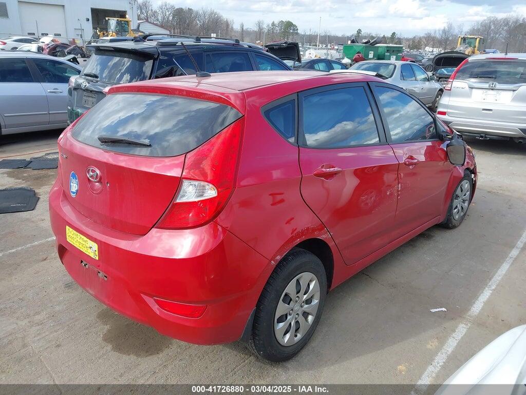 KMHCT5AE7FU222608 2015 HYUNDAI ACCENT photo no. 4