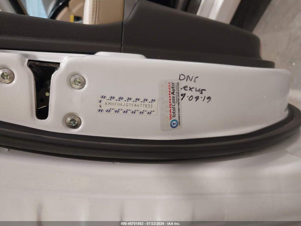 KMHFH4JG1FA477833 2015 HYUNDAI AZERA photo no. 9