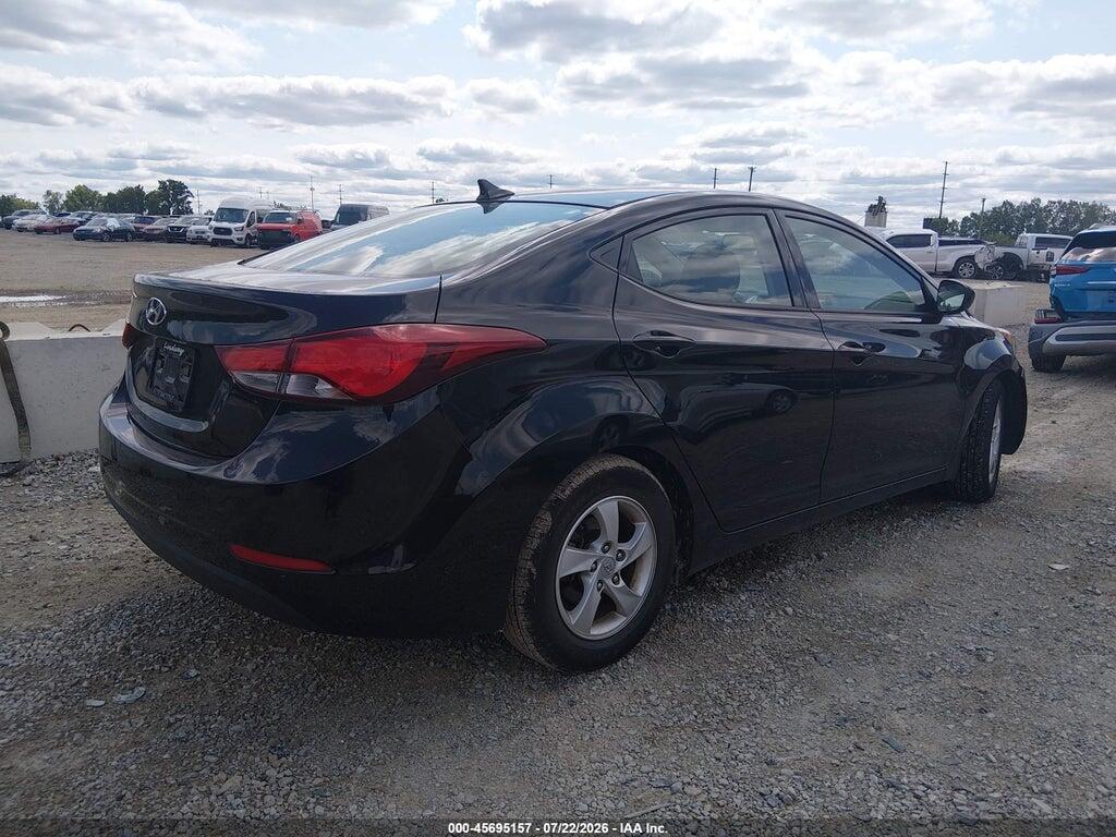 5NPDH4AE3FH602575 2015 HYUNDAI ELANTRA photo no. 4