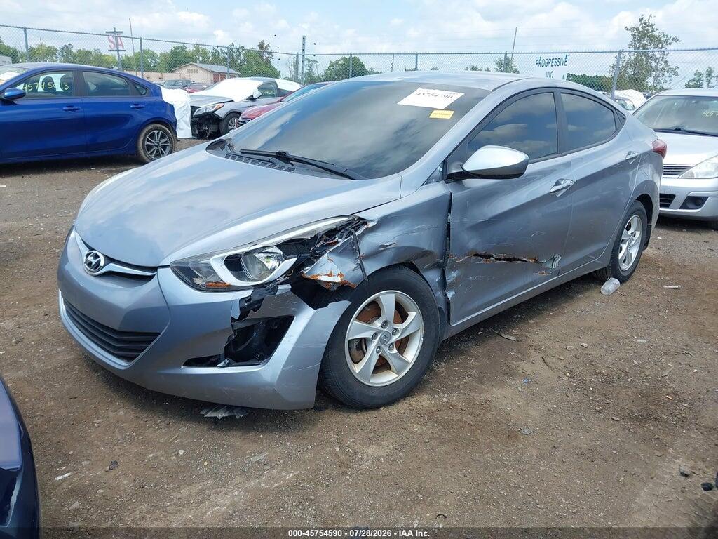 5NPDH4AE7FH617905 2015 HYUNDAI ELANTRA photo no. 2
