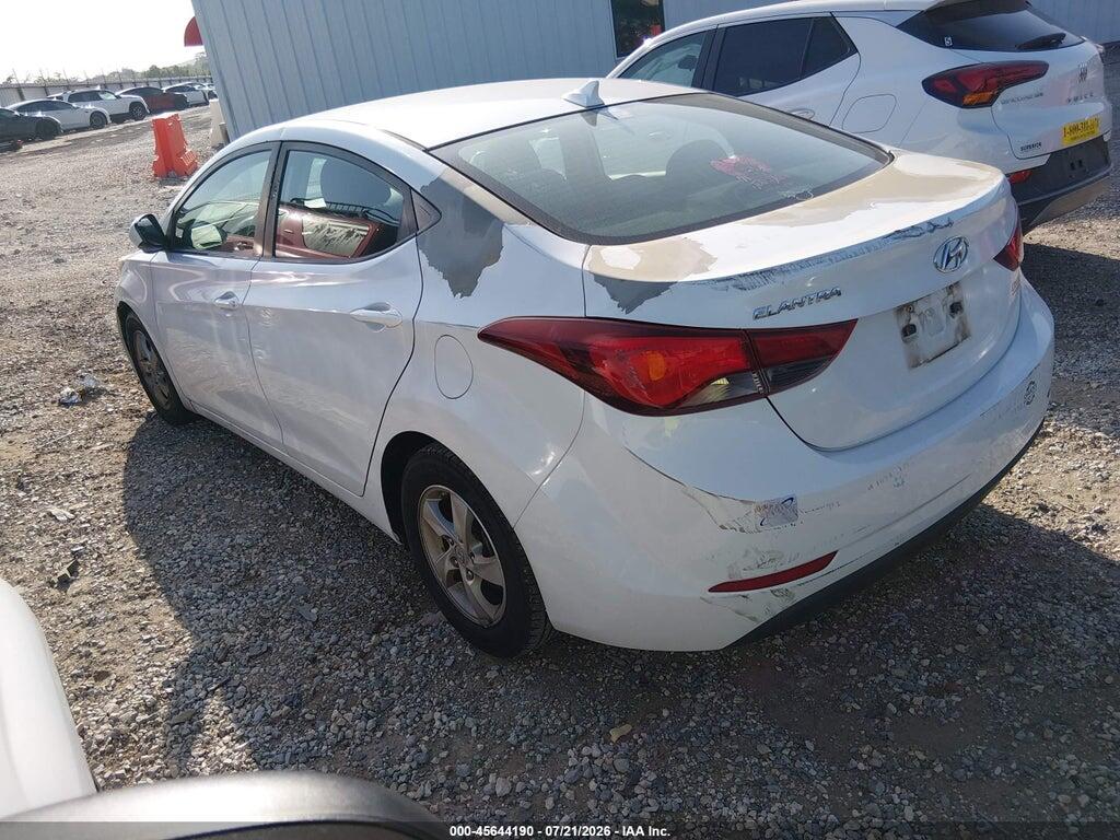 5NPDH4AE5FH550432 2015 HYUNDAI ELANTRA photo no. 3