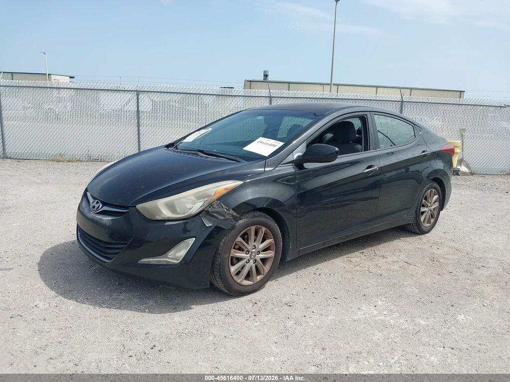 KMHDH4AEXFU383986 2015 HYUNDAI ELANTRA photo no. 2