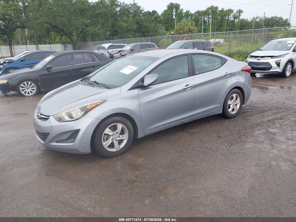 5NPDH4AE1FH599580 2015 HYUNDAI ELANTRA photo no. 2
