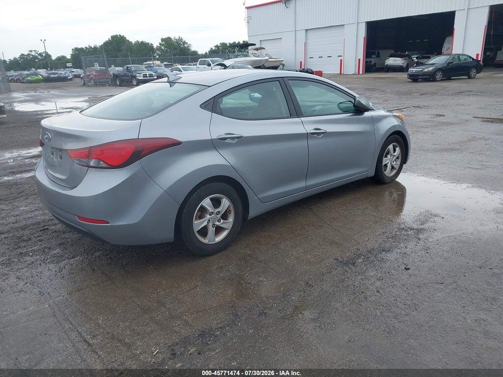 5NPDH4AE1FH599580 2015 HYUNDAI ELANTRA photo no. 4