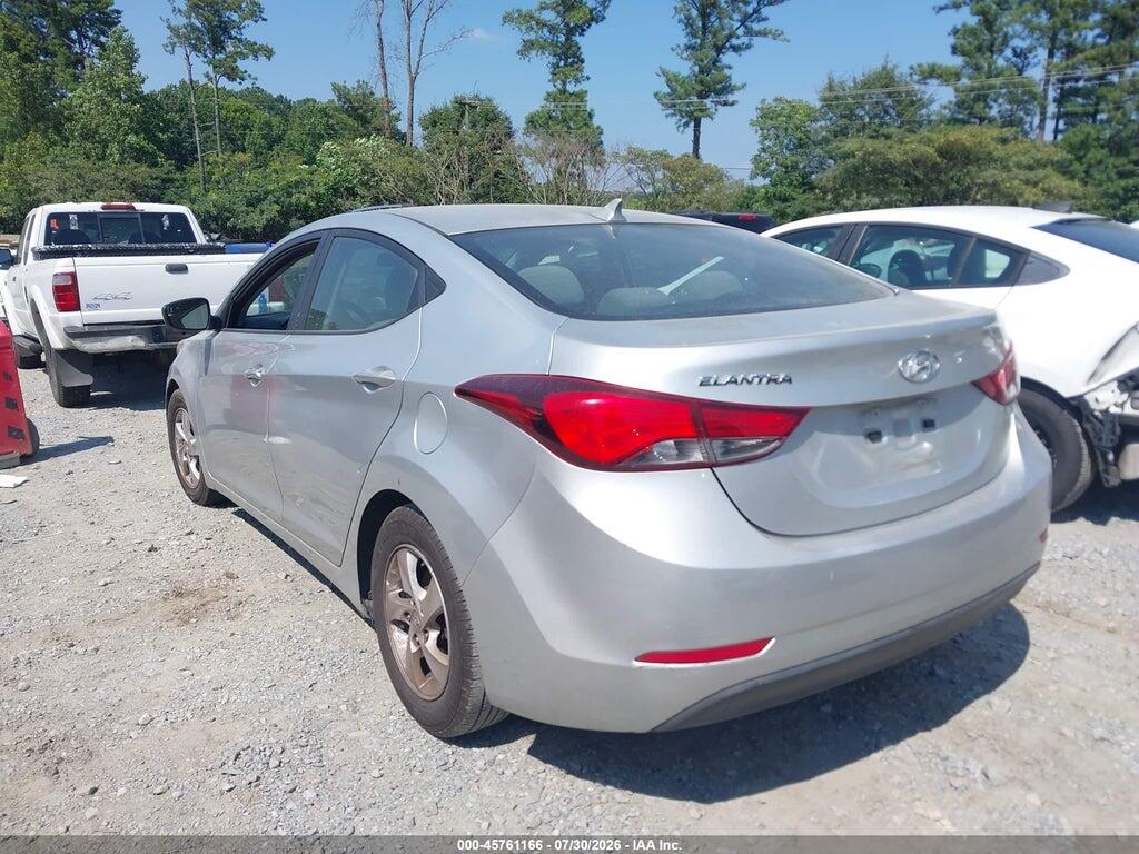 5NPDH4AE3FH558688 2015 HYUNDAI ELANTRA photo no. 3