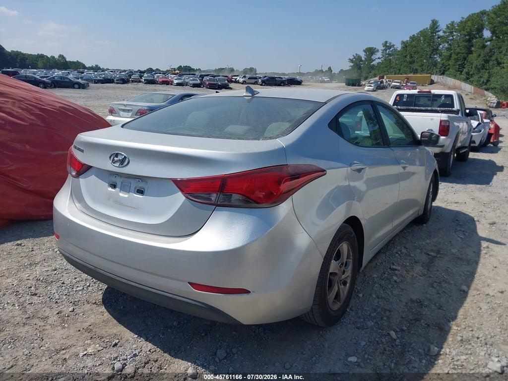 5NPDH4AE3FH558688 2015 HYUNDAI ELANTRA photo no. 4