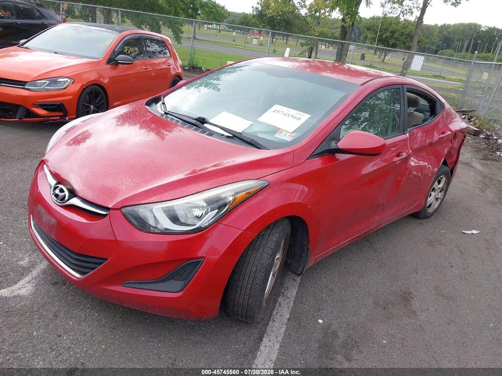 KMHDH4AE1FU442875 2015 HYUNDAI ELANTRA photo no. 2