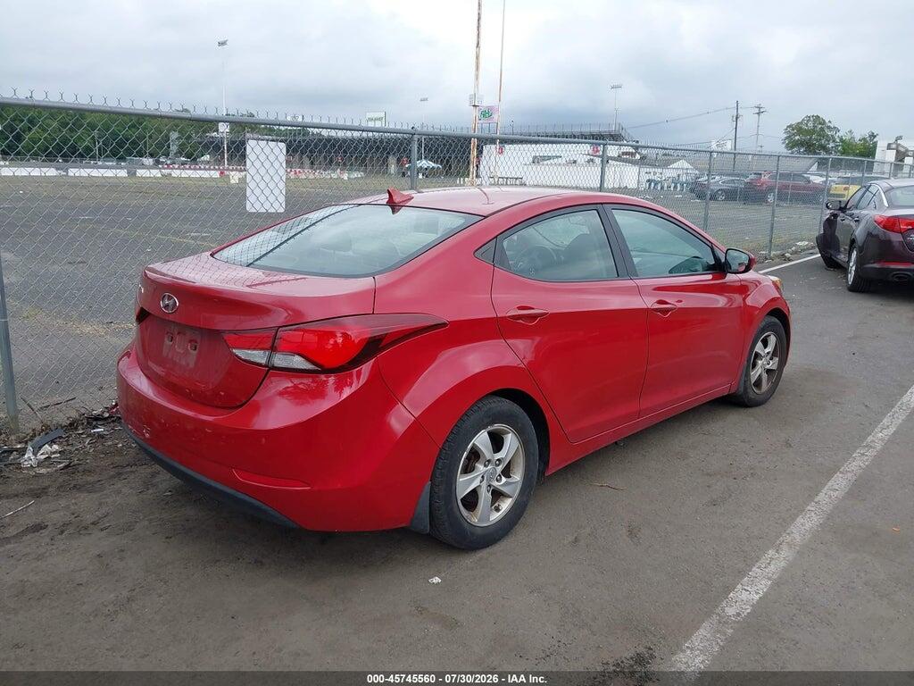 KMHDH4AE1FU442875 2015 HYUNDAI ELANTRA photo no. 4