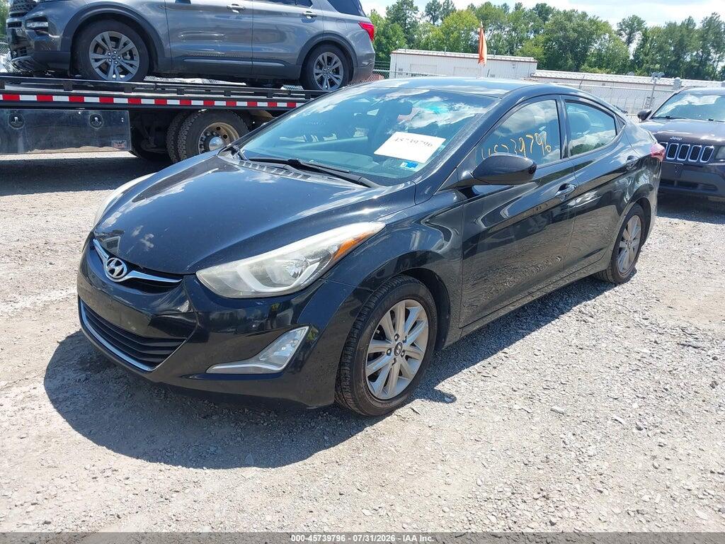 5NPDH4AEXFH598802 2015 HYUNDAI ELANTRA photo no. 2