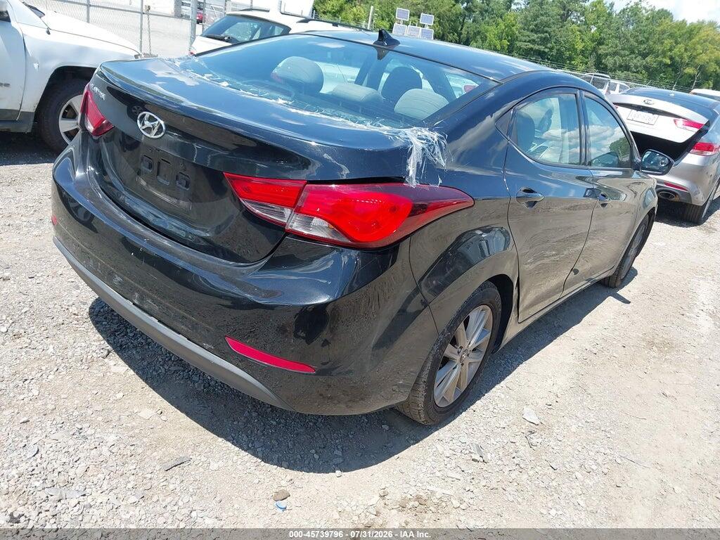 5NPDH4AEXFH598802 2015 HYUNDAI ELANTRA photo no. 4