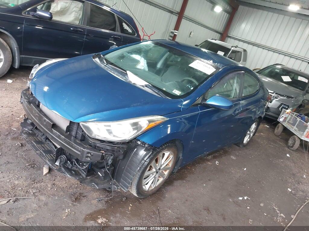 KMHDH4AEXFU377217 2015 HYUNDAI ELANTRA photo no. 2