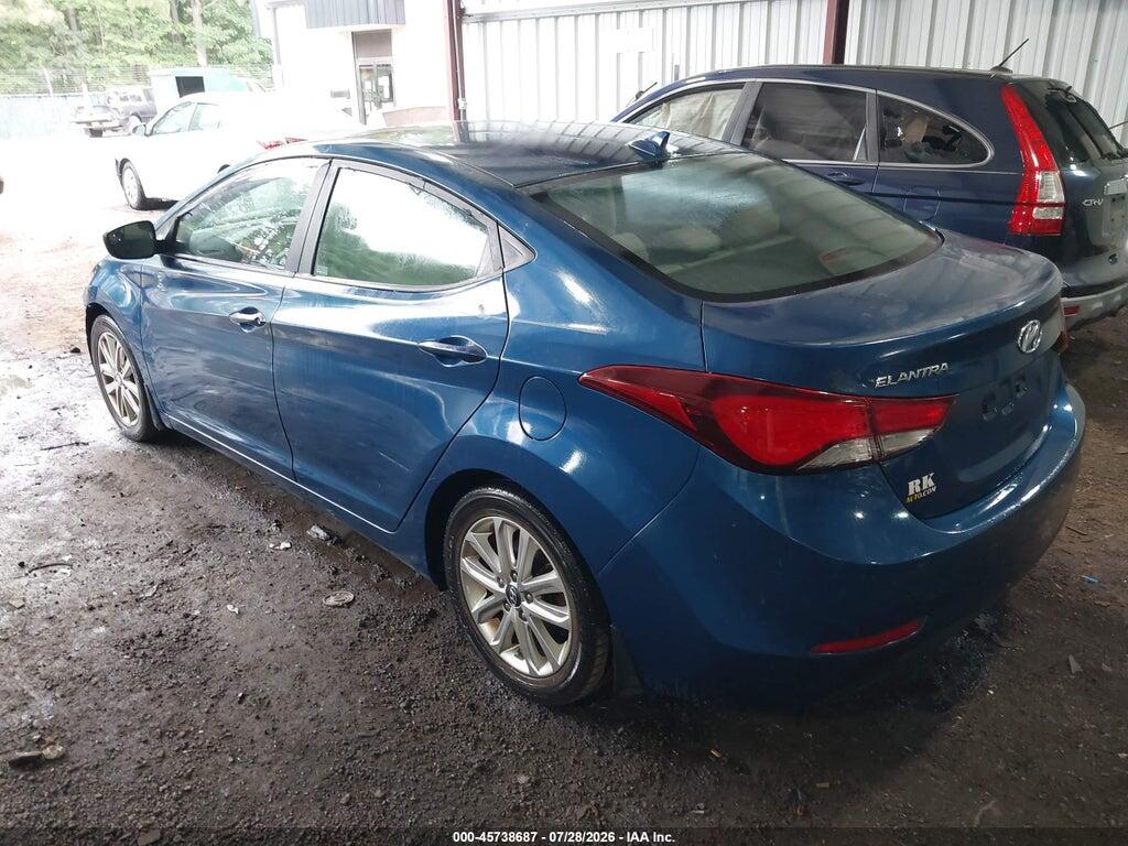 KMHDH4AEXFU377217 2015 HYUNDAI ELANTRA photo no. 3
