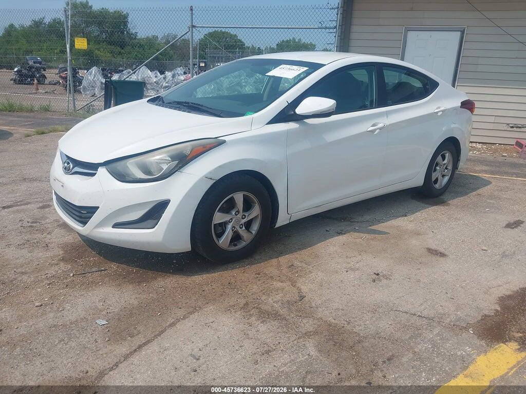 5NPDH4AE3FH647760 2015 HYUNDAI ELANTRA photo no. 2