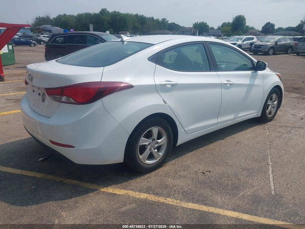 5NPDH4AE3FH647760 2015 HYUNDAI ELANTRA photo no. 4