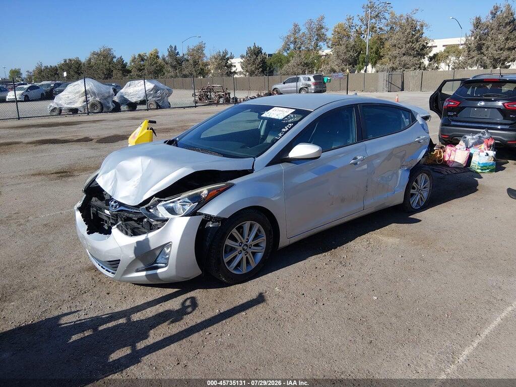 5NPDH4AE8FH571615 2015 HYUNDAI ELANTRA photo no. 2