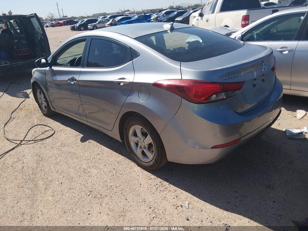 5NPDH4AE3FH649864 2015 HYUNDAI ELANTRA photo no. 3
