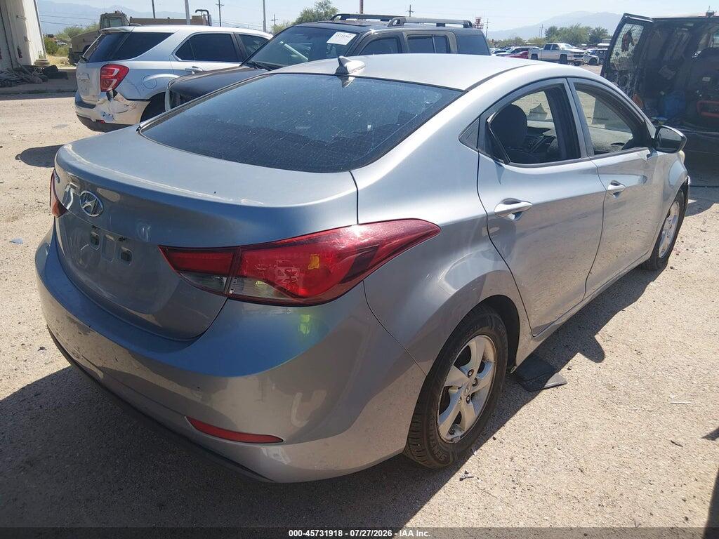 5NPDH4AE3FH649864 2015 HYUNDAI ELANTRA photo no. 4