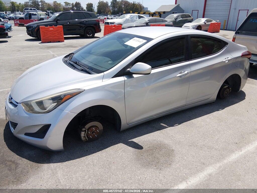 KMHDH4AE3FU389452 2015 HYUNDAI ELANTRA photo no. 2