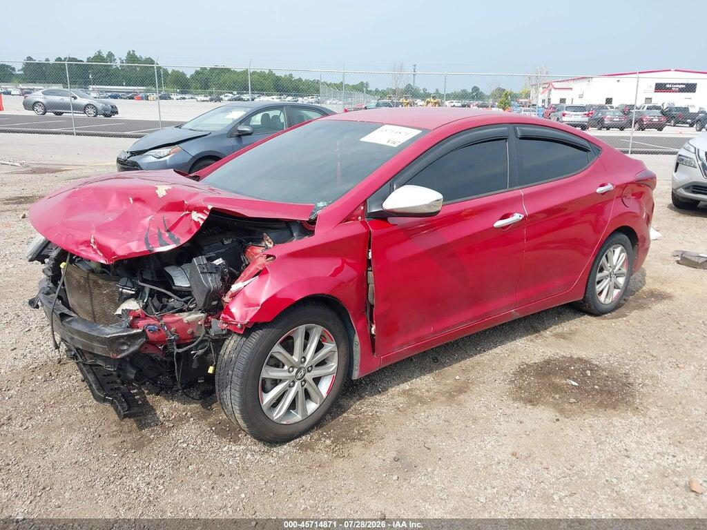KMHDH4AE3FU320860 2015 HYUNDAI ELANTRA photo no. 2
