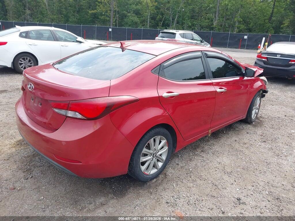 KMHDH4AE3FU320860 2015 HYUNDAI ELANTRA photo no. 4