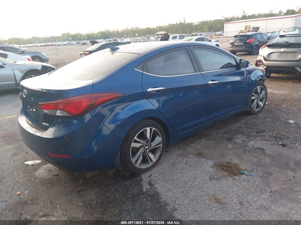 KMHDH4AE2FU455912 2015 HYUNDAI ELANTRA photo no. 4