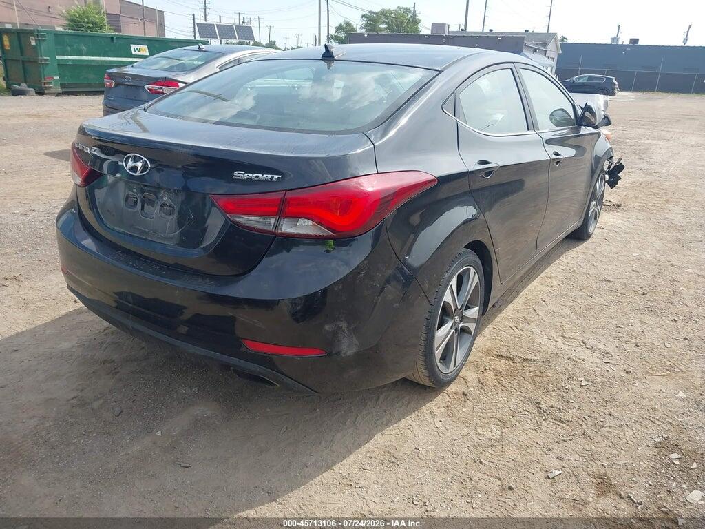 KMHDH4AH2FU233204 2015 HYUNDAI ELANTRA photo no. 4