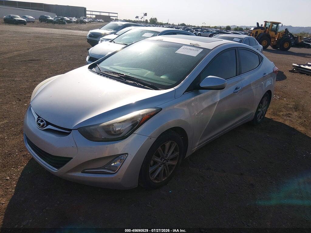 5NPDH4AE8FH548562 2015 HYUNDAI ELANTRA photo no. 2