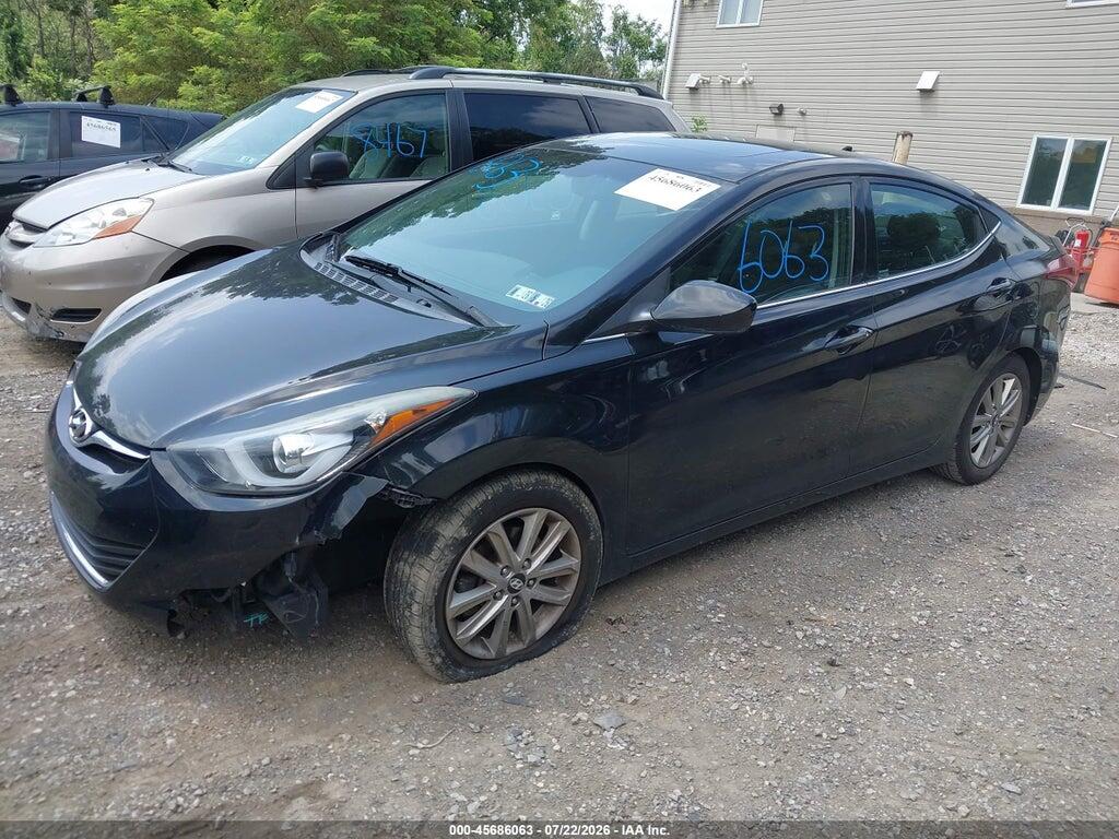 5NPDH4AE7FH605284 2015 HYUNDAI ELANTRA photo no. 2